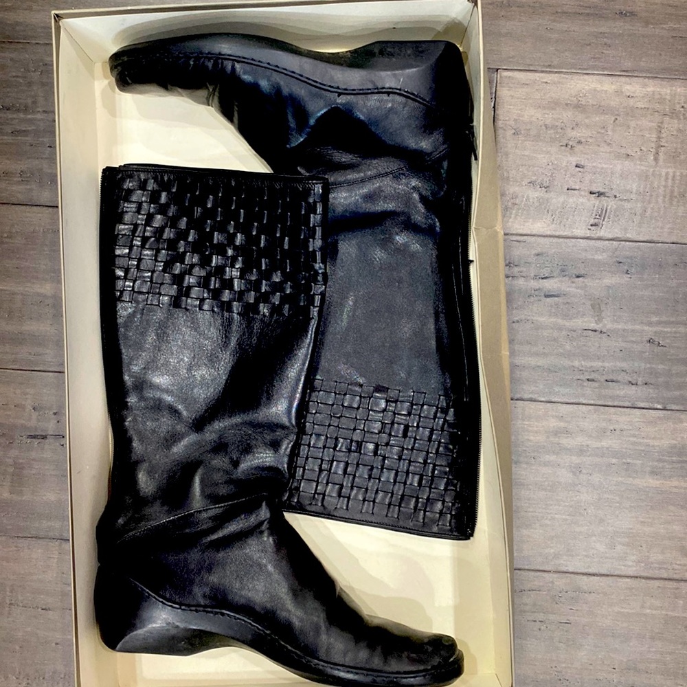 Black Cole Haan knee high boots